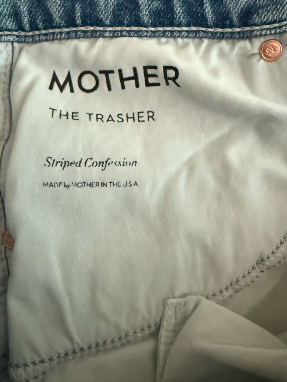 Mother The Trasher Striped Confession - Picture 7 of 10